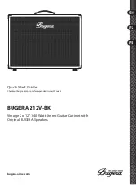 Preview for 1 page of Bugera 212V-BK Quick Start Manual