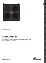 Preview for 1 page of Bugera 412H-BK User Manual