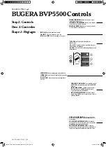 Preview for 8 page of Bugera BVP5500 Operating/Safety Instructions Manual