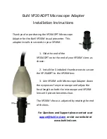 Buhl VP20ADPT Installation Instructions preview