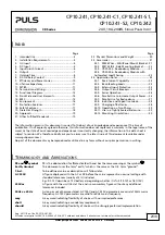 Preview for 140 page of Bühler technologies CU-EMA+ Assembly, Installation And Operation Instructions