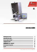 Preview for 1 page of Bühler technologies GAS 222.21 AMEX Brief Instructions