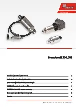 Preview for 1 page of Bühler technologies Pressotronik 700 Brief Instructions