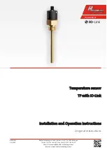 Bühler technologies TF with IO-Link Installation And Operation Instructions Manual preview