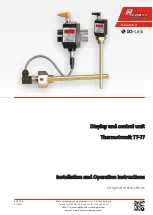 Bühler technologies Thermotronik TT-77 Installation And Operation Instructions Manual предпросмотр