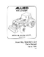 Buhler Allied 695 Assembly, Operator'S And Parts Manual preview