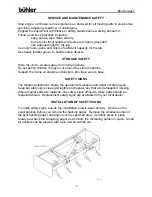 Preview for 8 page of Buhler Box Scraper FK351 Operator'S & Parts Manual