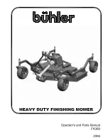 Preview for 1 page of Buhler FK369 Operator And Parts Manual