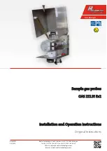 Предварительный просмотр 1 страницы Buhler GAS 222.31 Ex2 Installation And Operation Instructions Manual