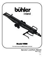 Buhler Inland 1500 Operator And Parts Manual preview