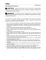 Preview for 11 page of Buhler Inland 1500 Operator And Parts Manual