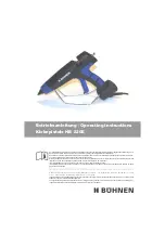 Buhnen HB 230E Operating Instructions Manual preview