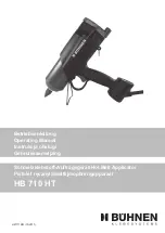 Buhnen HB 710 HT Operating Manual preview