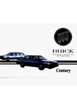 Preview for 1 page of Buick 1993 Century Owner'S Manual