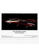 Preview for 3 page of Buick 1993 Century Owner'S Manual