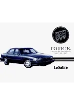 Предварительный просмотр 1 страницы Buick 1993 LeSabre Owner'S Manual