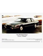 Preview for 3 page of Buick 1993 Regal Owner'S Manual