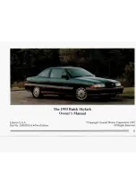 Предварительный просмотр 2 страницы Buick 1993 Skylark Owner'S Manual