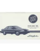 Buick 1994 Skylark Owner'S Manual preview