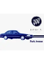 Buick 1995 Park Avenue Owner'S Manual предпросмотр