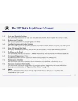 Preview for 5 page of Buick 1997 Regal Manual