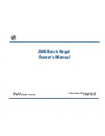 Preview for 3 page of Buick 2000 Regal Owner'S Manual