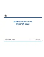 Preview for 3 page of Buick 2001 Park Avenue Owner'S Manual