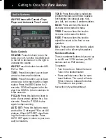 Preview for 4 page of Buick 2004 Park Avenue Getting To Know Manual