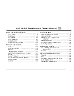 Buick 2007 Rendezvous Owner'S Manual preview