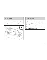 Предварительный просмотр 117 страницы Buick 2007 Terraza Owner'S Manual