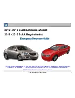 Buick 2012 LaCrosse Emergency Response Manual preview