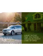 Preview for 1 page of Buick 2013 Enclave Quick Manual