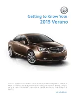 Buick 2015 Verano Getting To Know Manual предпросмотр