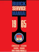 Buick Electra 225 1965 Service Manual preview