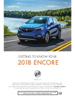 Buick ENCORE 2018 Quick Reference Manual предпросмотр