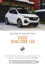 Preview for 1 page of Buick ENCORE GX 2022 Manual