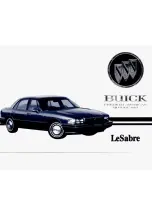 Предварительный просмотр 1 страницы Buick LESABRE 1995 Owner'S Manual