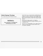 Предварительный просмотр 11 страницы Buick LESABRE 1995 Owner'S Manual