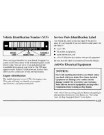 Предварительный просмотр 245 страницы Buick LESABRE 1995 Owner'S Manual