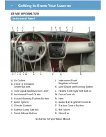 Предварительный просмотр 2 страницы Buick LUCERNE - 2009 Getting To Know Manual