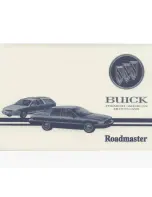 Buick ROADMASTER 1994 Owner'S Manual preview