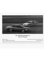 Предварительный просмотр 3 страницы Buick ROADMASTER 1994 Owner'S Manual