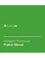 Building 36 Intelligent Thermostat Product Manual предпросмотр