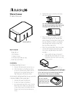 Building 36 Water Sensor Product Manual предпросмотр