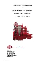 Bukh DV24 RME Owner'S Handbook Manual предпросмотр