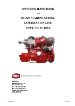 Предварительный просмотр 1 страницы Bukh DV32 RME Owner'S Handbook Manual