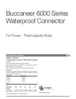 Bulgin Buccaneer 6000 Series Wiring And Assembly Instructions preview