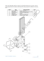 Предварительный просмотр 6 страницы Bulk Man 3D Lead CNC Mechanical Assembly Instructions