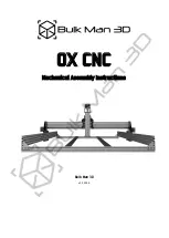 Bulk Man 3D OX CNC Mechanical Assembly Instructions предпросмотр