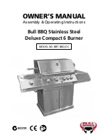 Preview for 1 page of Bull BBQ Stainless Steel Deluxe Compact Owner'S Manual